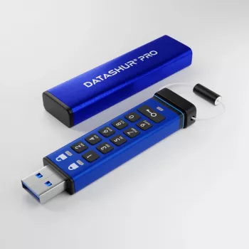 Memoria USB iStorage datAshur Pro USB3 256GB con cifrado por hardware AES-256 bits