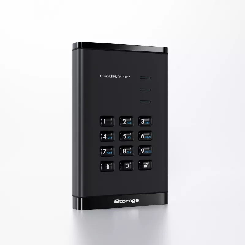 Unidad SSD iStorage 4 TB 2,5 pulgadas USB Type-A USB Type-C IS-DAP3-256-SSD-4000-F