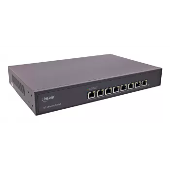 InLine 32308A switch de red no gestionado 10G Ethernet (100/1000/10000) negro