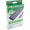 InLine multihub USB-C 8 en 1, HDMI, DP, USB 3.2, PD 3.0 100W, MST