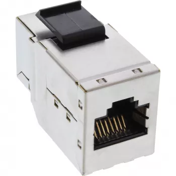 InLine módulo keystone RJ45 hembra a hembra SNAP-In Cat.6A STP