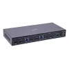 InLine 57885G Switch KVM, 2 vías, HDMI & DP, doble monitor, 4K60Hz, hub USB, negro