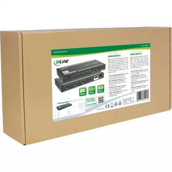 InLine 57885B conmutador de vídeo HDMI
