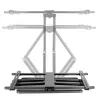 InLine soporte de pared de aluminio premium para televisores de pantalla plana 37-80 pulgadas blanco 70 kg