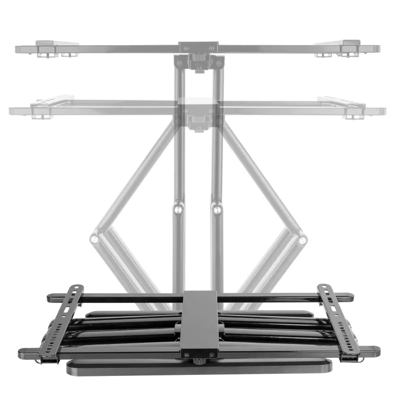 InLine soporte de pared de aluminio premium para televisores de pantalla plana 37-80 pulgadas blanco 70 kg