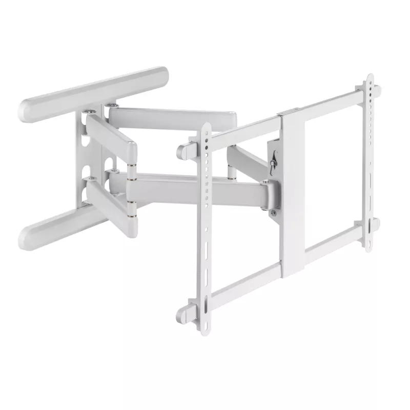 InLine soporte de pared de aluminio premium para televisores de pantalla plana 37-80 pulgadas blanco 70 kg