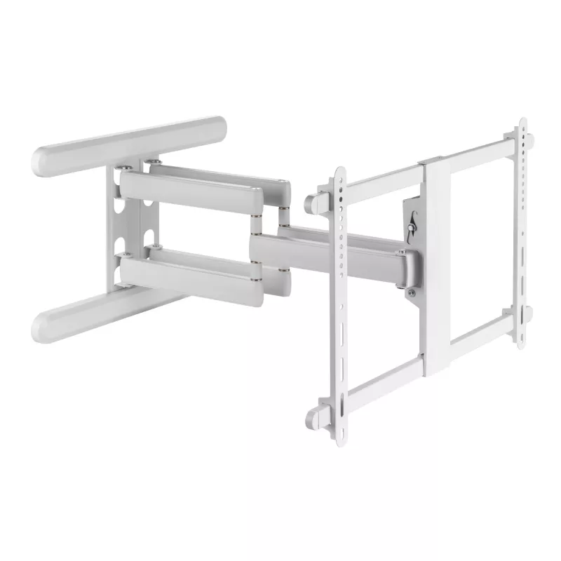 InLine soporte de pared de aluminio premium para televisores de pantalla plana 37-80 pulgadas blanco 70 kg