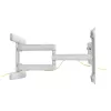 InLine soporte de pared de aluminio premium para televisores de pantalla plana 37-80 pulgadas blanco 70 kg