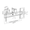 InLine soporte de pared en esquina para TFT / LED / Plasma 37 pulgadas a 63 pulgadas hasta 60 kg