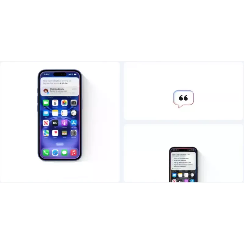 Smartphone Apple iPhone 16 — 6,1 pulgadas (15,5 cm), A18, 128 GB, Dual-SIM, 48 MP cámara trasera dual, Teal
