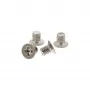 Tornillos InLine para HDD/SSD de 3,5 pulgadas, 3 mm, cabeza avellanada, plateado, 100 uds.