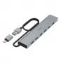 Hub de interfaces Hama 00200137 USB 3.2 Gen 1 (3.1 Gen 1) Type-A + Type-C 5000 Mbit/s antracita
