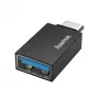 Adaptador USB OTG Hama, conector macho USB-C - conector hembra USB, USB 3.2 Gen 1, 5 Gbit/s