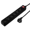 Regleta Hama 137265 3 m 6 tomas AC interior negra