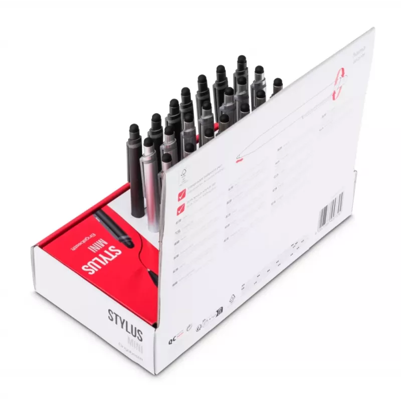 Hama Mini Lápiz stylus Antracita, Gris, Oro rosa, Plata