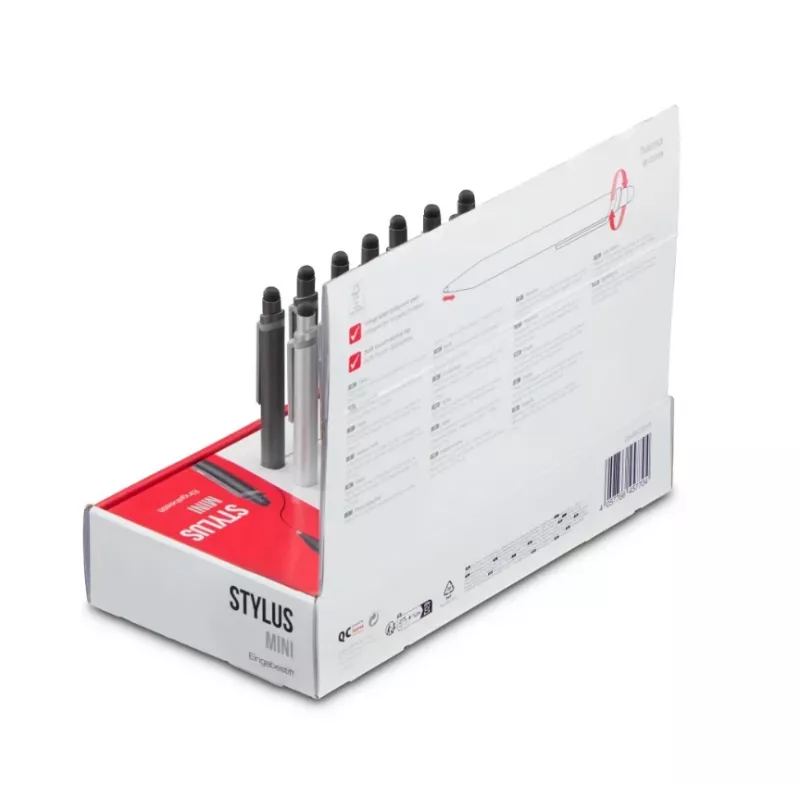 Hama Mini Lápiz stylus Antracita, Gris, Oro rosa, Plata