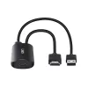 Convertidor HDMI a USB Type-C Lindy 43423 con entrada de alimentación USB, cable de 0,2 m, conectores HDMI + USB-C