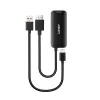 Convertidor HDMI a USB Type-C Lindy 43423 con entrada de alimentación USB, cable de 0,2 m, conectores HDMI + USB-C