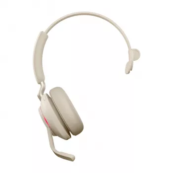 Jabra Evolve2 65 USB-C UC Mono - Beige, Inalámbrico, Oficina/Callcenter, 20 - 20000 Hz, 99,2 g, Auriculares, Beige