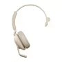 Jabra Evolve2 65 UC Mono 26599-889-898 auriculares con micrófono, supraurales, convertibles, USB-C, beige