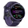Garmin Forerunner 570 010-02971-02 smartwatch 47 mm, AMOLED, altavoz y micrófono, batería de hasta 18 h, aluminio índigo con correa translúcida Imperial Purple/Indigo