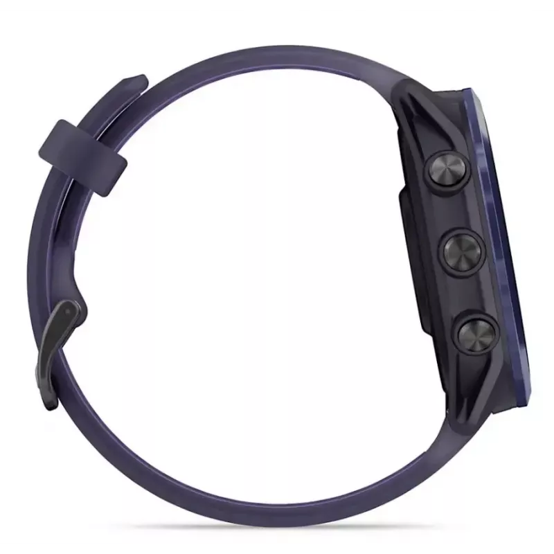 Garmin Forerunner 570 010-02971-02 smartwatch 47 mm, AMOLED, altavoz y micrófono, batería de hasta 18 h, aluminio índigo con correa translúcida Imperial Purple/Indigo