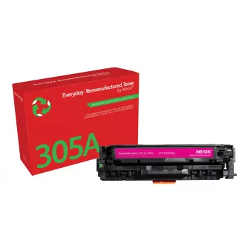 Tóner magenta remanufacturado Everyday™ de Xerox compatible con HP 305A (CE413A), capacidad estándar