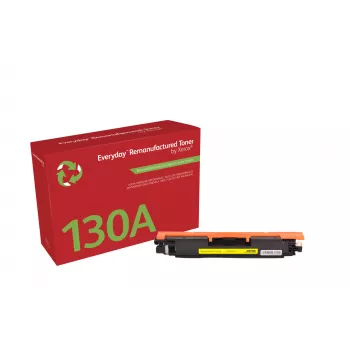 Tóner amarillo remanufacturado Everyday™ de Xerox compatible con HP 130A (CF352A), capacidad estándar