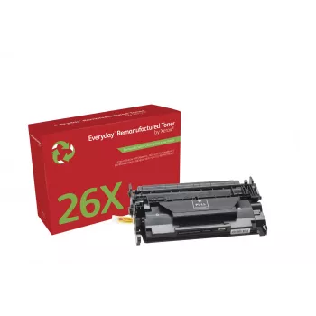 Tóner mono remanufacturado Everyday™ de Xerox compatible con HP 26X (CF226X), alta capacidad