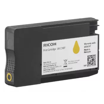 Ricoh 408520 Cartucho de tinta para IJM C180F, amarillo, 1600 páginas