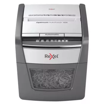 Rexel Optimum AutoFeed 45X Destructora de documentos automática de corte en partículas P4