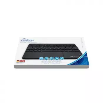 Teclado MediaRange MROS130 Office Bluetooth QWERTZ Alemán Suizo alemán Negro