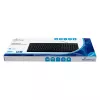 MediaRange MROS101 Office USB QWERTZ Alemán Negro Teclado