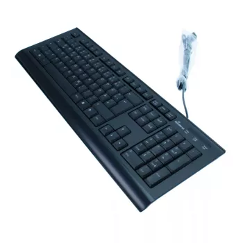 MediaRange MROS101 Office USB QWERTZ Alemán Negro Teclado