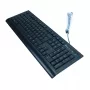 MediaRange MROS101 Office USB QWERTZ Alemán Negro Teclado