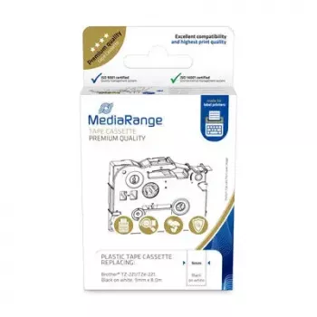 Cartucho de cinta plástica MediaRange TZ-221