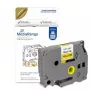 Cartucho de cinta plástica MediaRange TZ-631 12 mm negro sobre amarillo