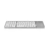 Teclado MediaRange MROS133 Office Bluetooth QWERTZ alemán suizo plateado