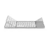 Teclado MediaRange MROS133 Office Bluetooth QWERTZ alemán suizo plateado