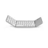 Teclado MediaRange MROS133 Office Bluetooth QWERTZ alemán suizo plateado