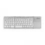 Teclado MediaRange MROS133 Office Bluetooth QWERTZ alemán suizo plateado
