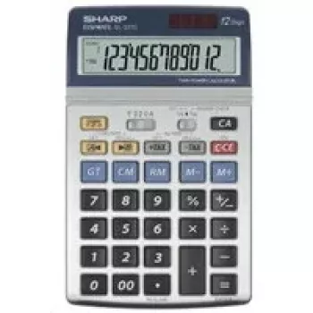 Calculadora de sobremesa financiera Sharp EL-337C