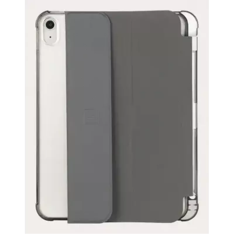 Funda folio Tucano Satin para iPad 10,9 pulgadas 2022 gris transparente