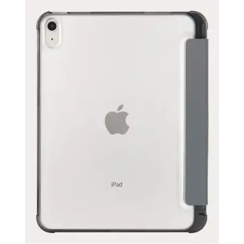 Funda folio Tucano Satin para iPad 10,9 pulgadas 2022 gris transparente