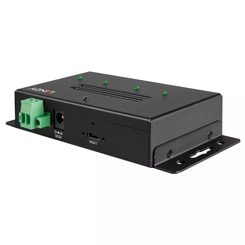 Hub USB Lindy 4 puertos USB 3.2 Gen 2 Type-C hub metálico