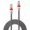 Cable de red Lindy 1m Cat.6A S/FTP LSZH, gris