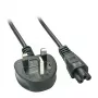 Cable de alimentación Lindy 2m UK 3 polos a C5, sin plomo