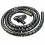 Lindy Espiral organizador de cables, 5 m, 25 mm, negro