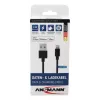 Cable Lightning Ansmann 1700-0078 1,2 m negro
