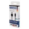 Cable Lightning Ansmann 1700-0078 1,2 m negro